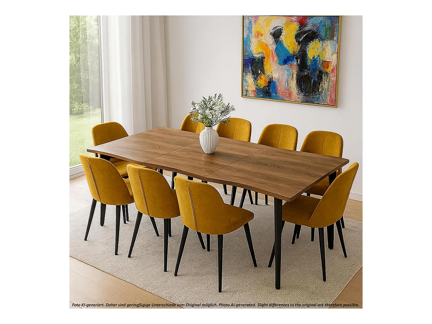 Esszimmertisch MCW-O60, Helle Eiche-Optik