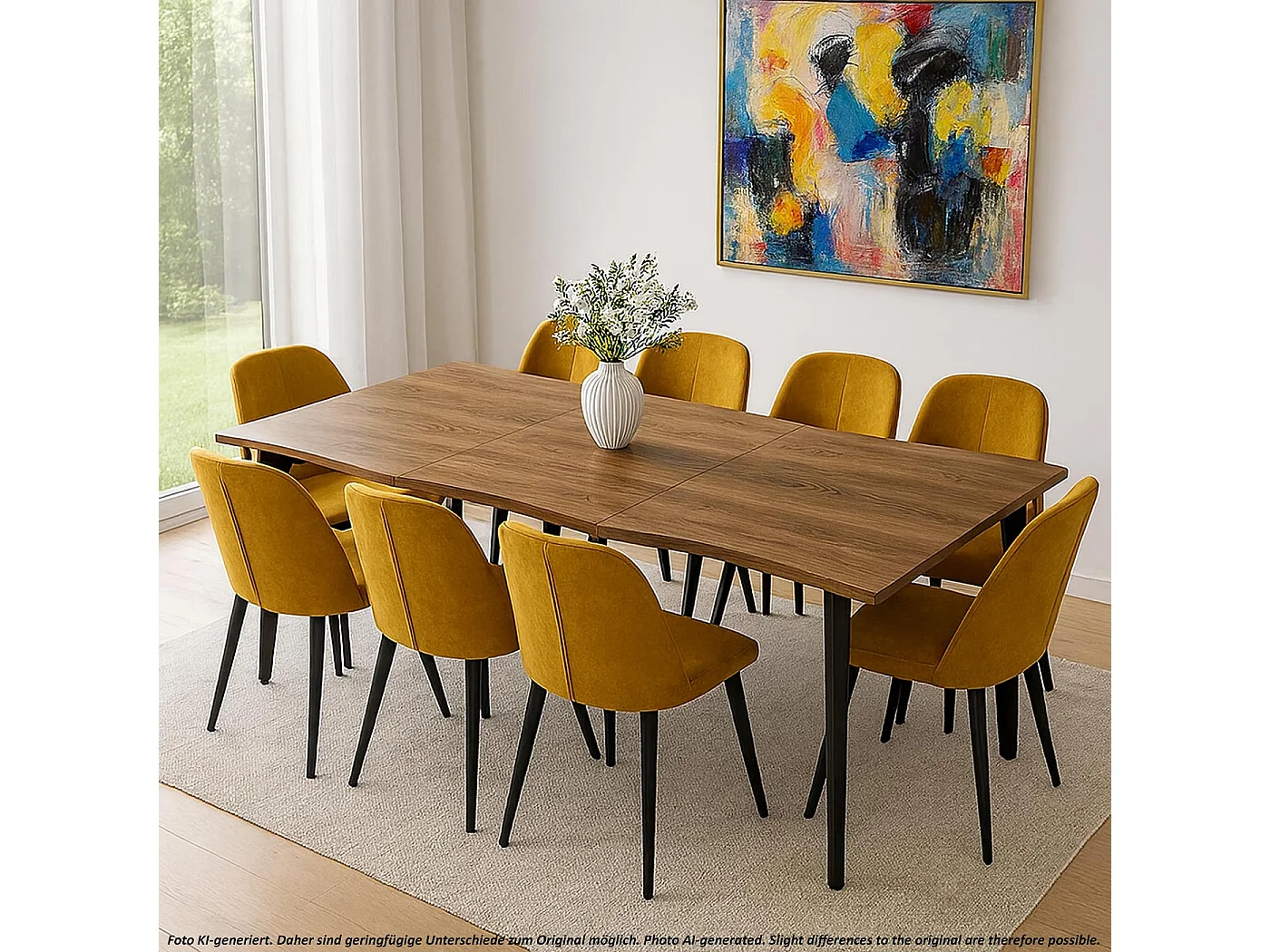 Eettafel MCW-O60,  licht eikenlook