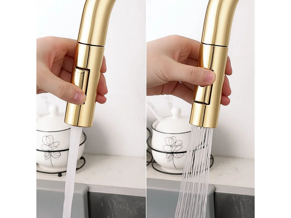 Torneira De Cozinha Rea Eco Fresh Gold