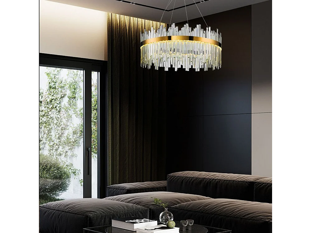 Lampe Suspendue Toolight App1515-Cp60 Brush Gold