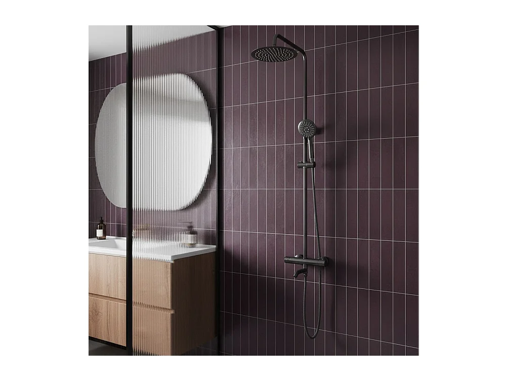 Kit De Douche Encastré Rea Lungo High Titanium