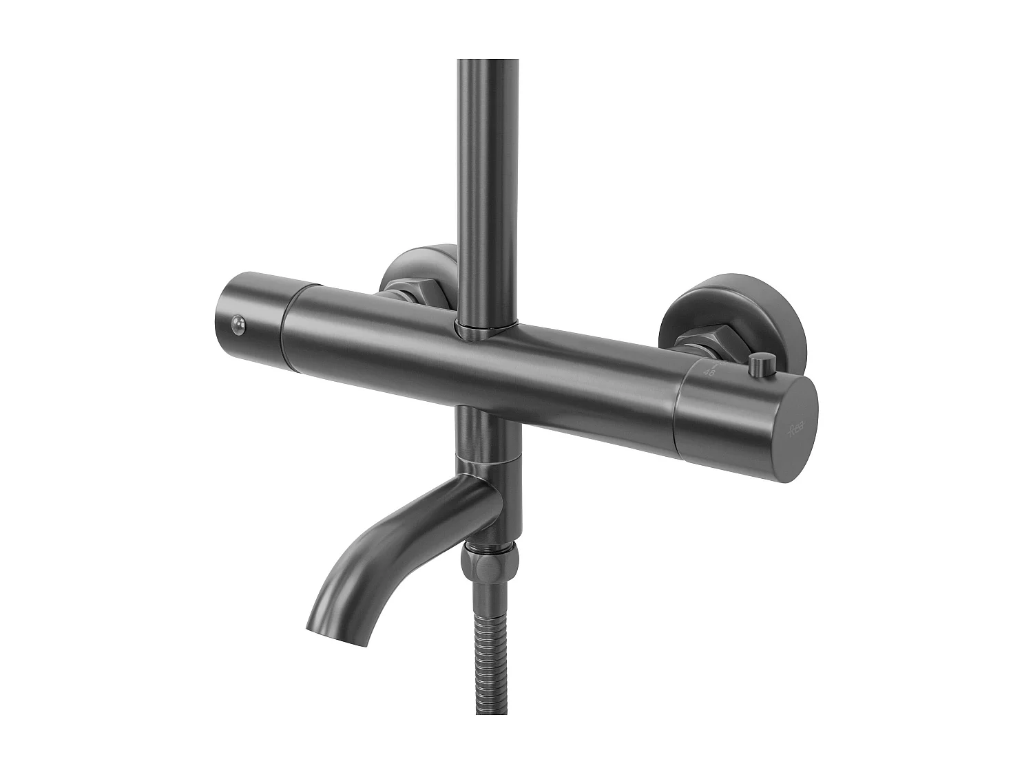 Set Doccia Da Incasso Rea Lungo High Titanium