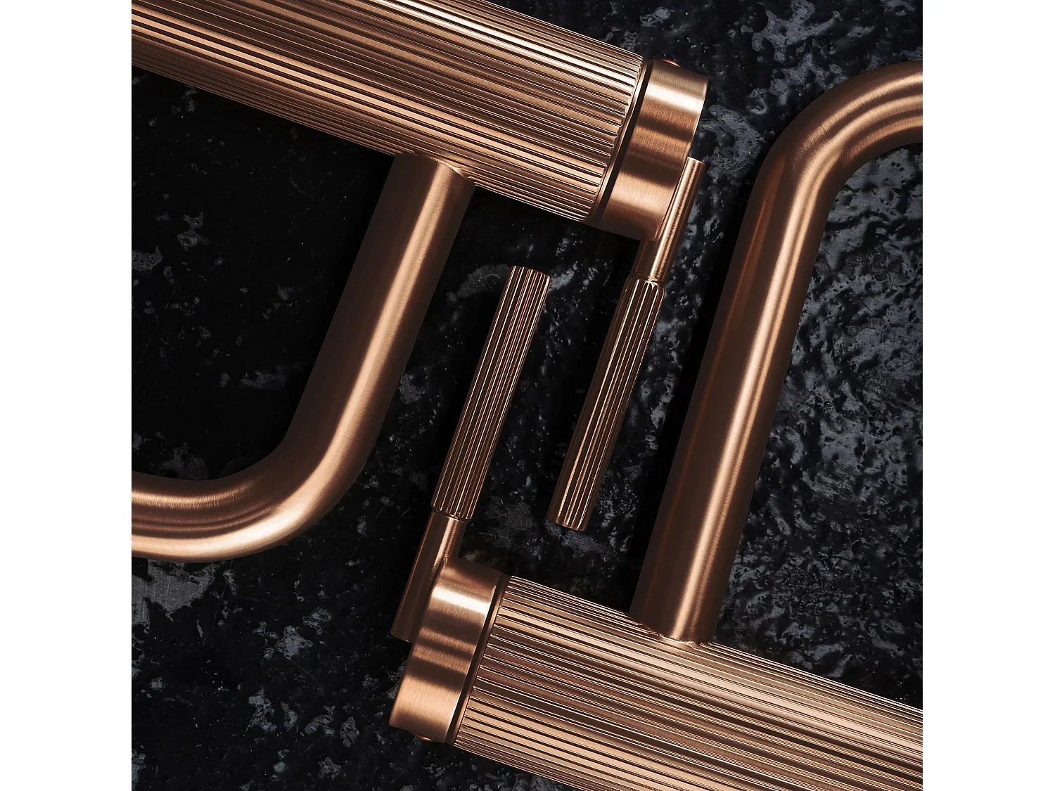 Robinet De Lavabo Rea Argon Low Brush Copper