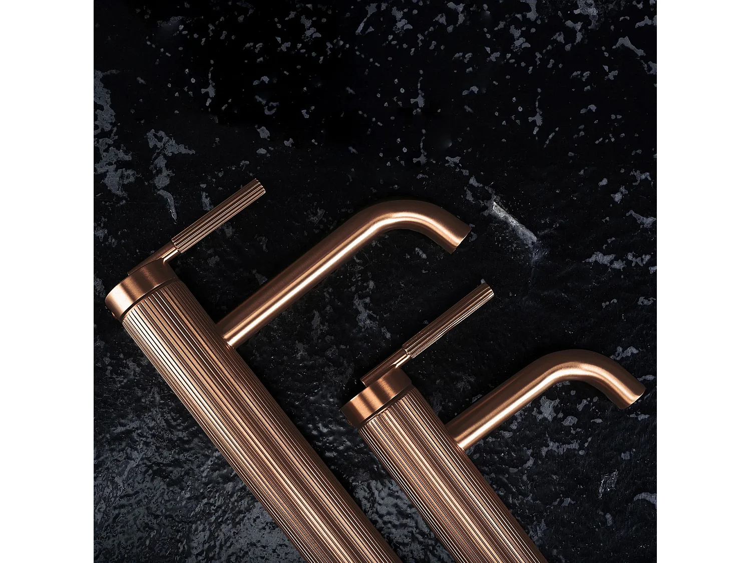 Robinet De Lavabo Rea Argon Low Brush Copper