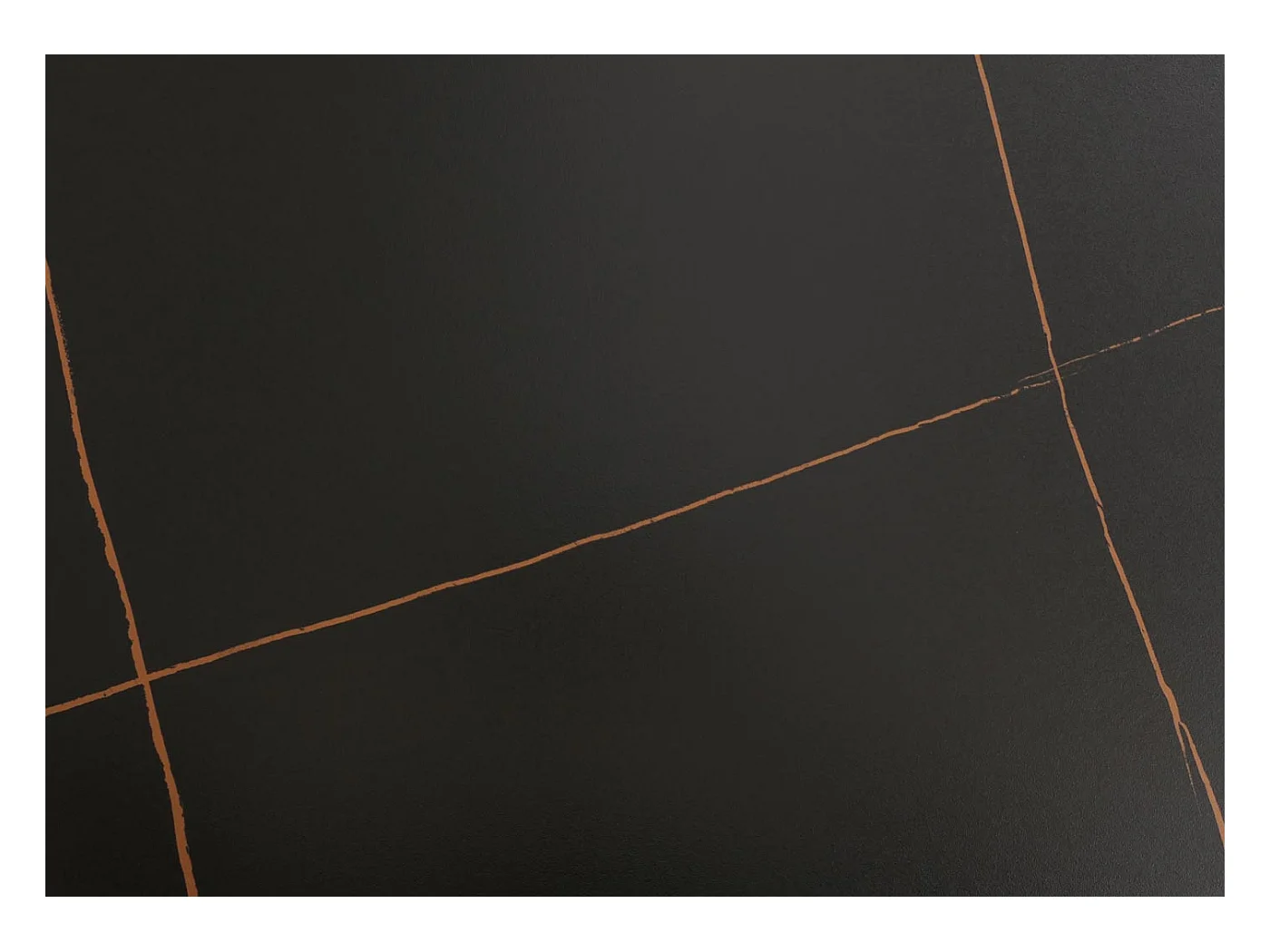 Esszimmertisch MCW-O58, Schwarz-gold