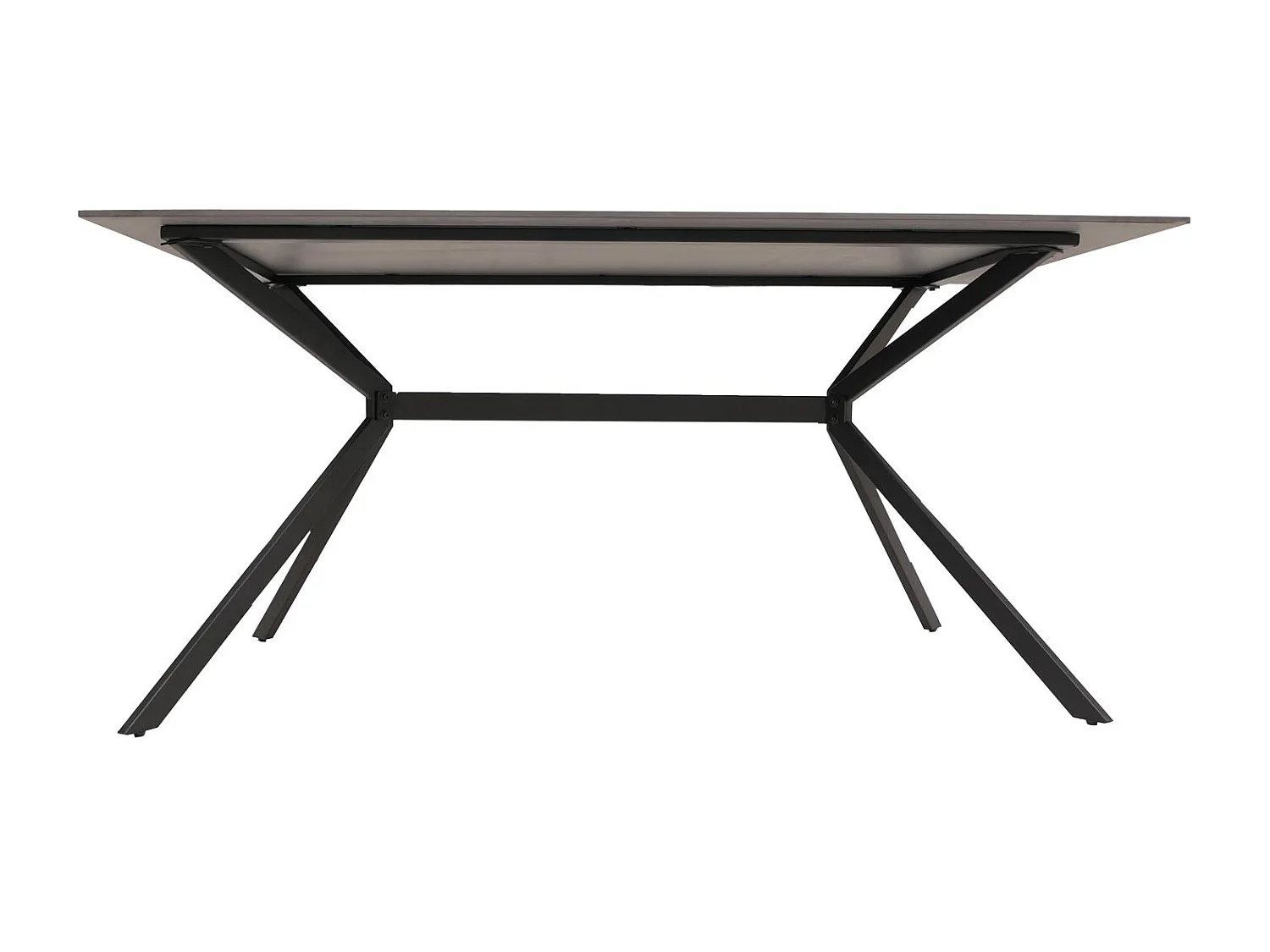 Esszimmertisch MCW-O58, Schwarz-gold