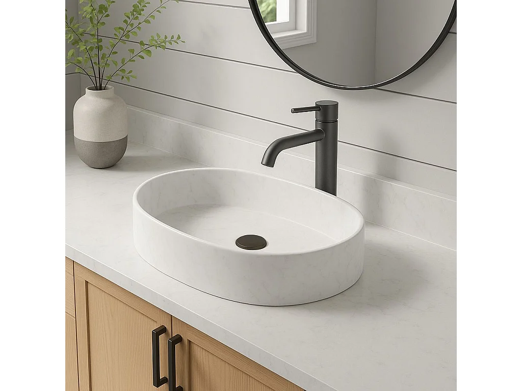 Robinet De Lavabo Rea Lungo High Titanium