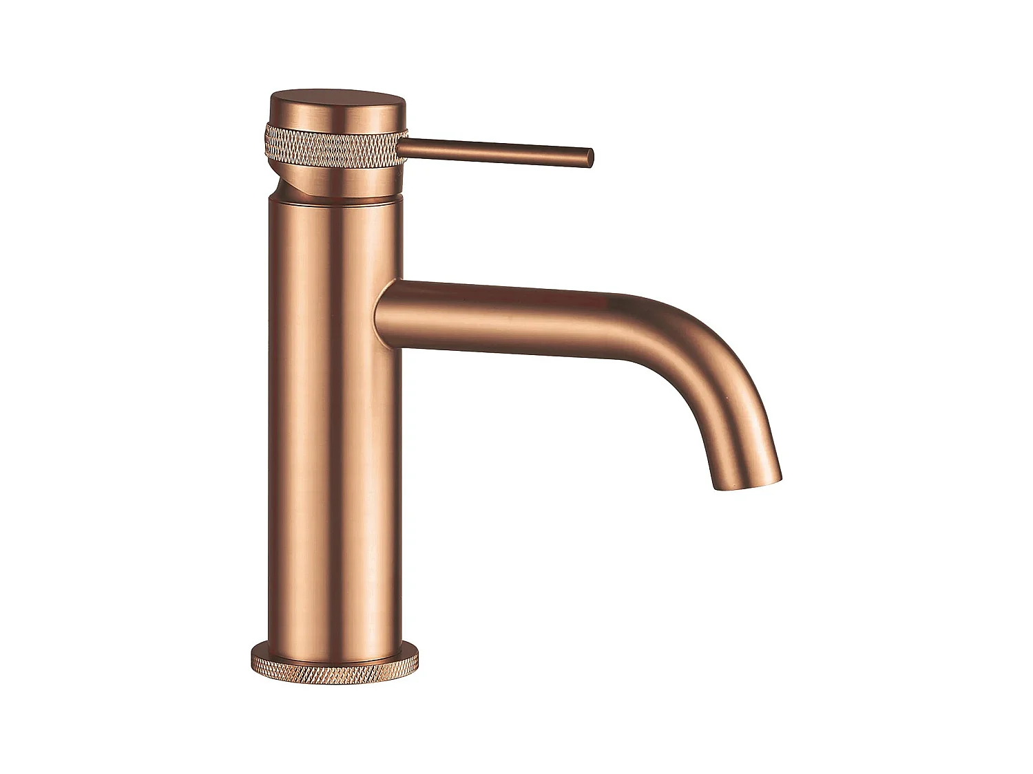 Torneira Para Lavatório Rea Lungo Grip Low Brush Copper