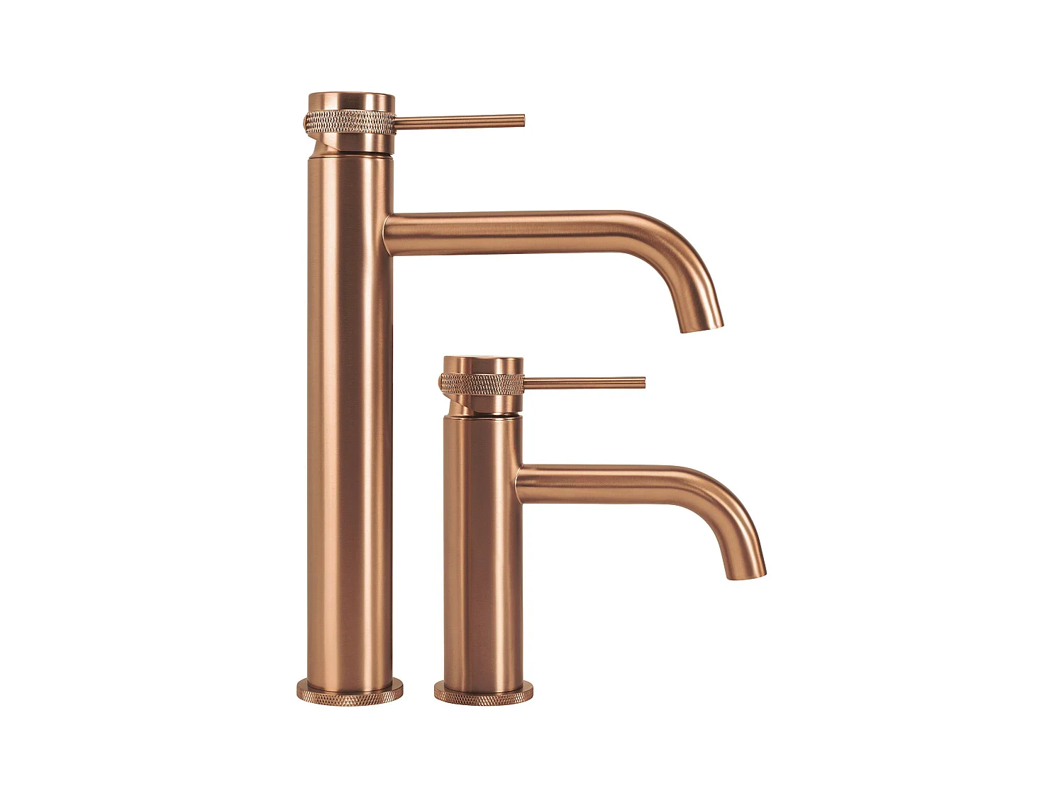 Torneira Para Lavatório Rea Lungo Grip Low Brush Copper