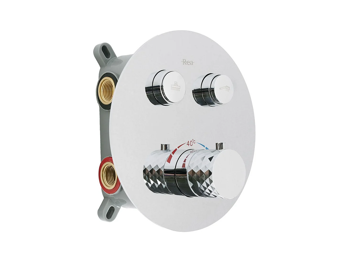 Unterputz Duschset Rea Lungo +Box Chrome