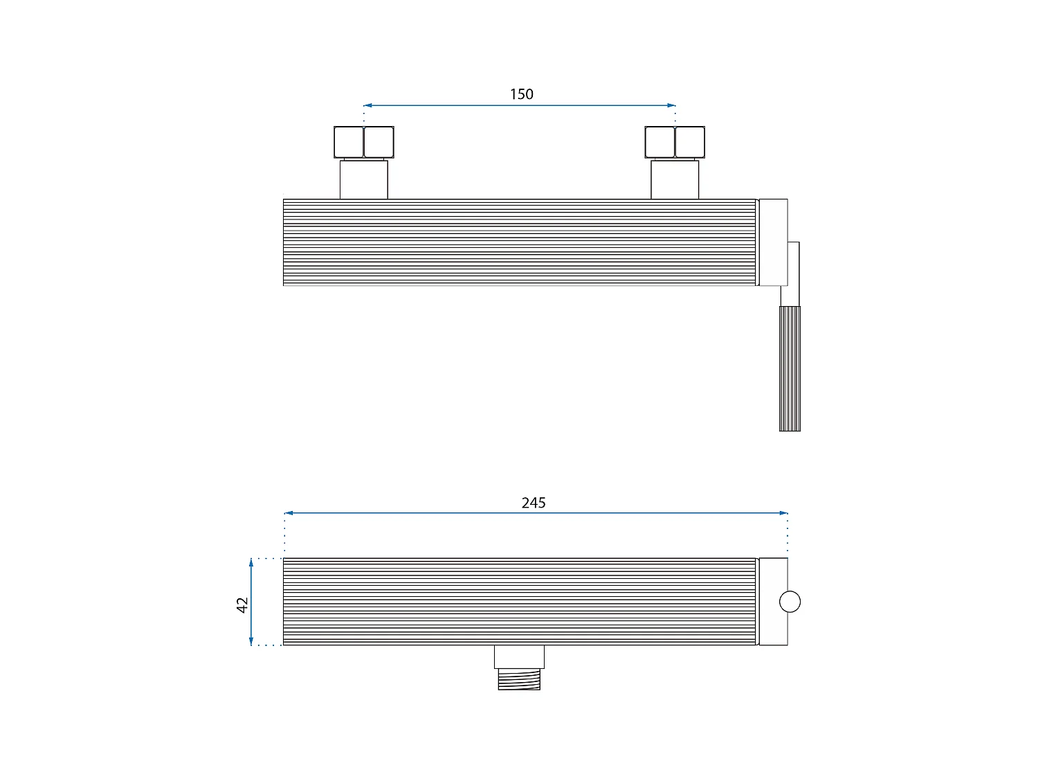 Torneira Para Chuveiro Rea Argon Copper