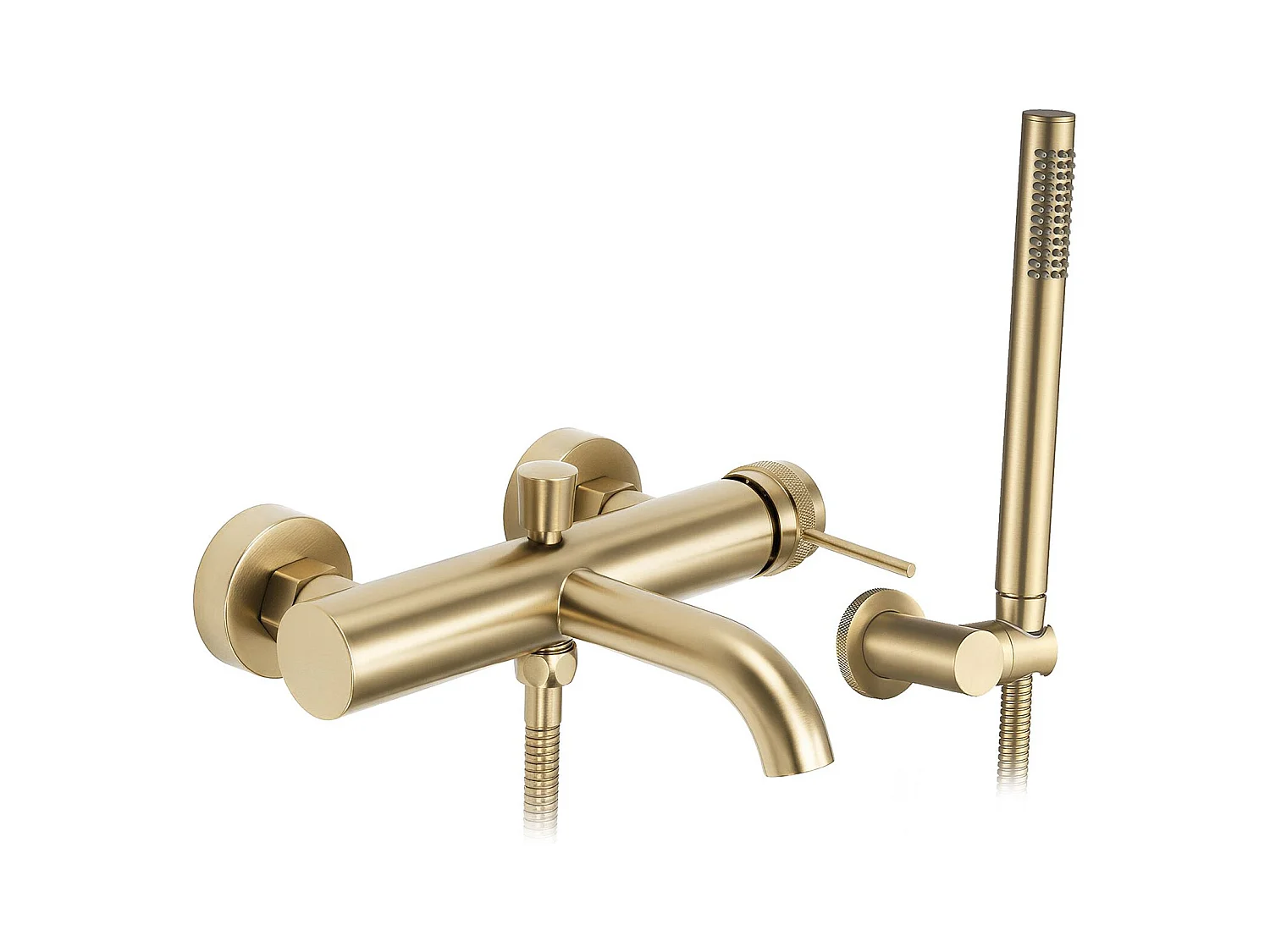 Rubinetto Da Vasca Rea Lungo Grip Brush Gold