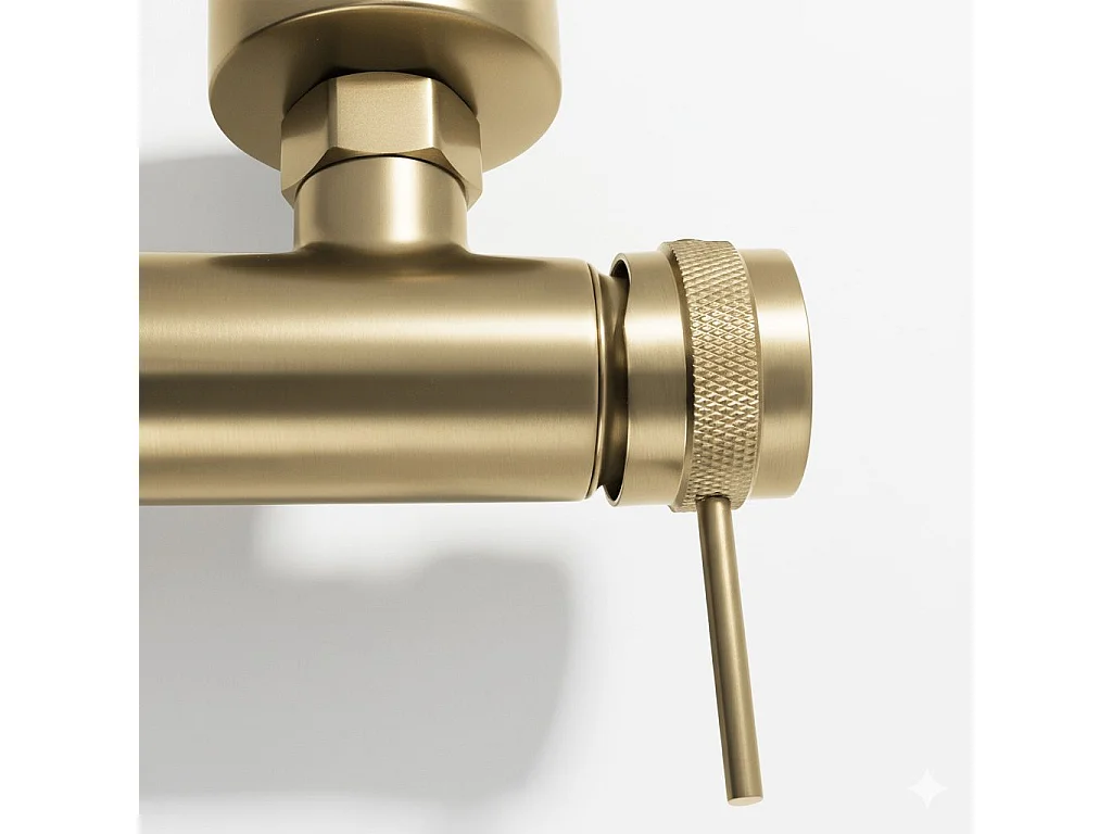 Torneira Para Banheira Rea Lungo Grip Brush Gold