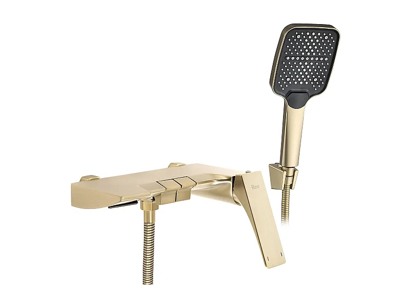 Torneira Para Banheira Rea Joe Brushed Gold