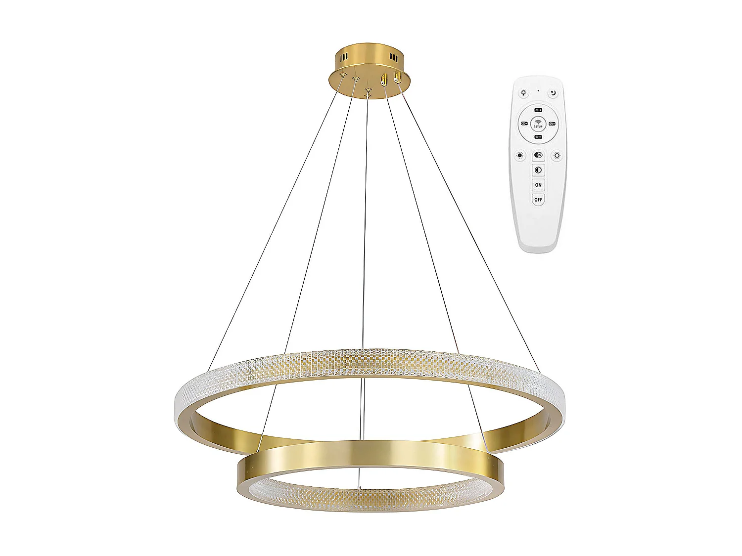 Lampe Suspendue Toolight App1772-Cp Na Pilot Led Brush Gold