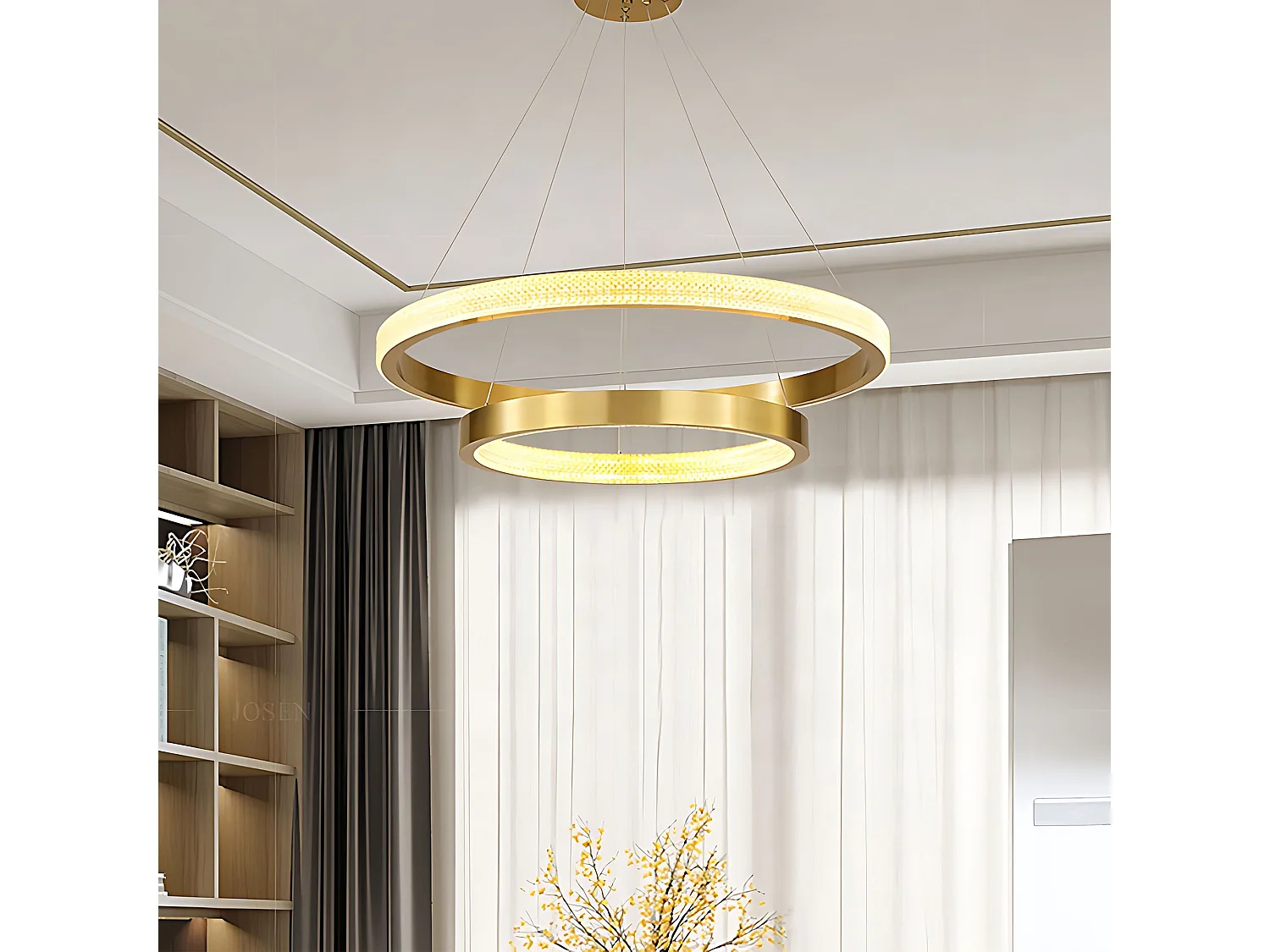 Lampe Suspendue Toolight App1772-Cp Na Pilot Led Brush Gold