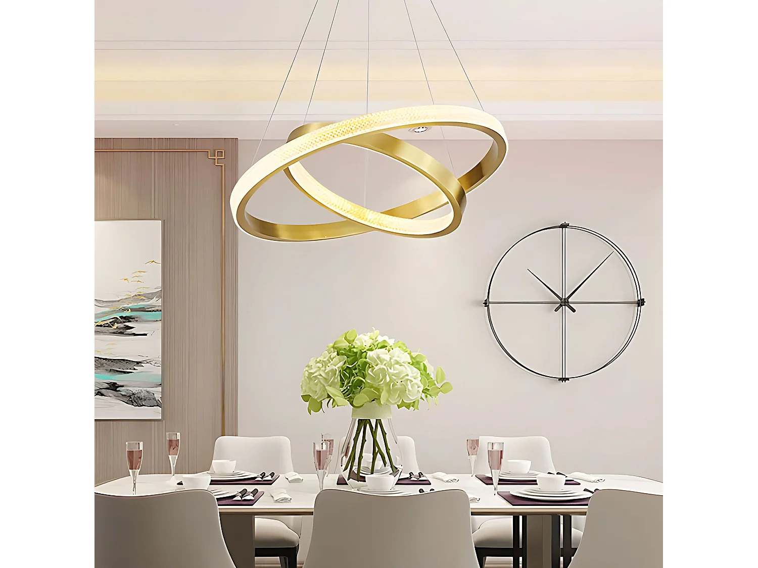 Lampe Suspendue Toolight App1772-Cp Na Pilot Led Brush Gold