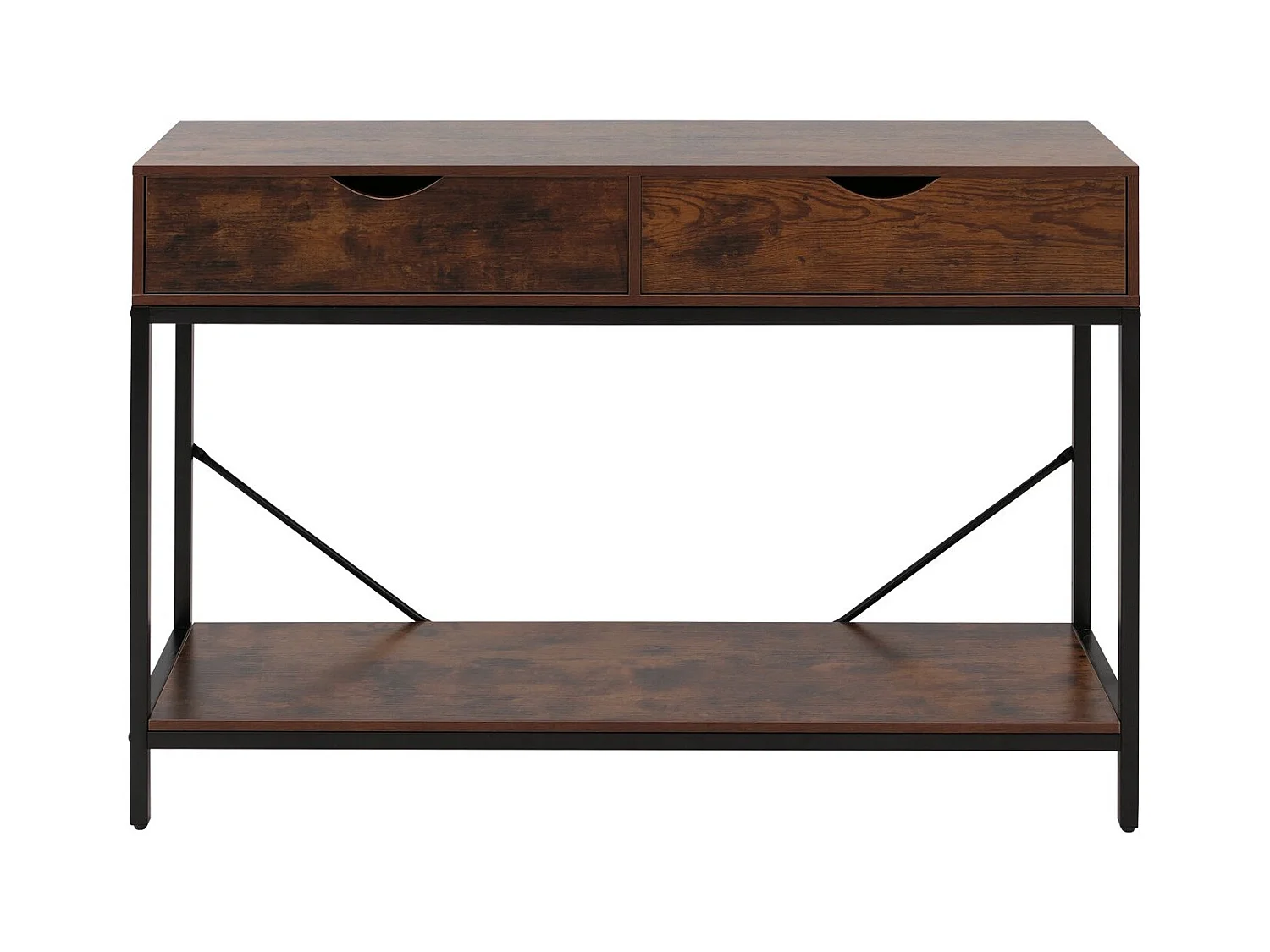 Mesa consola MCW-O76,  castanho-avermelhado