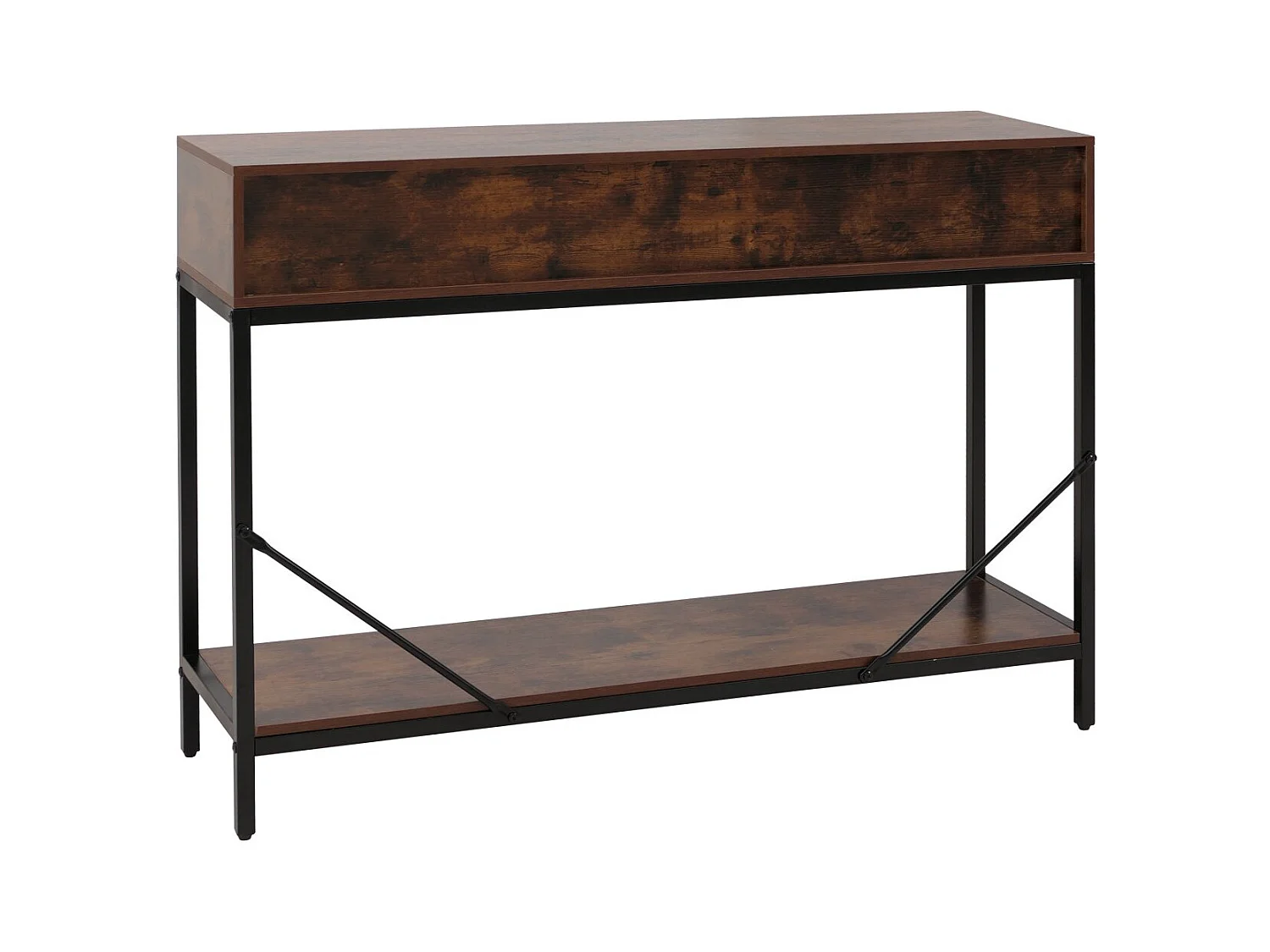 Mesa consola MCW-O76,  castanho-avermelhado