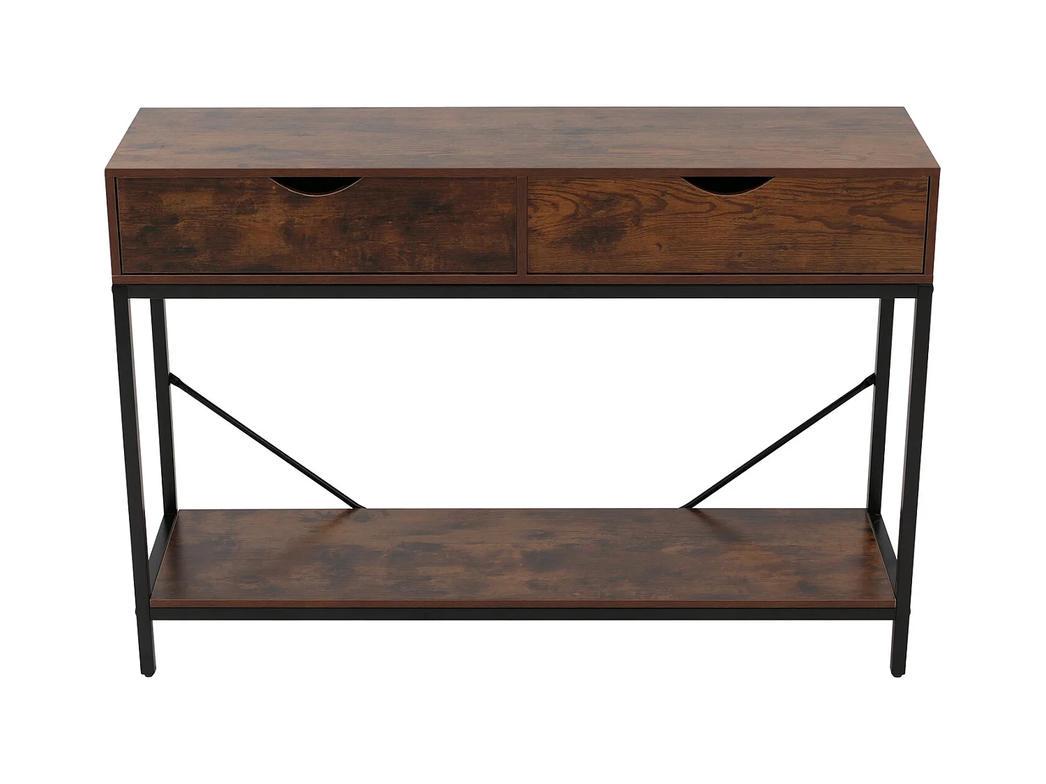 Mesa consola MCW-O76,  castanho-avermelhado