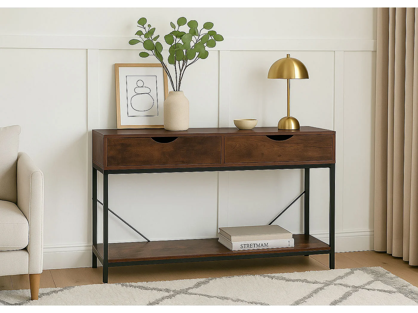 Console MCW-O76,  rouge-brun