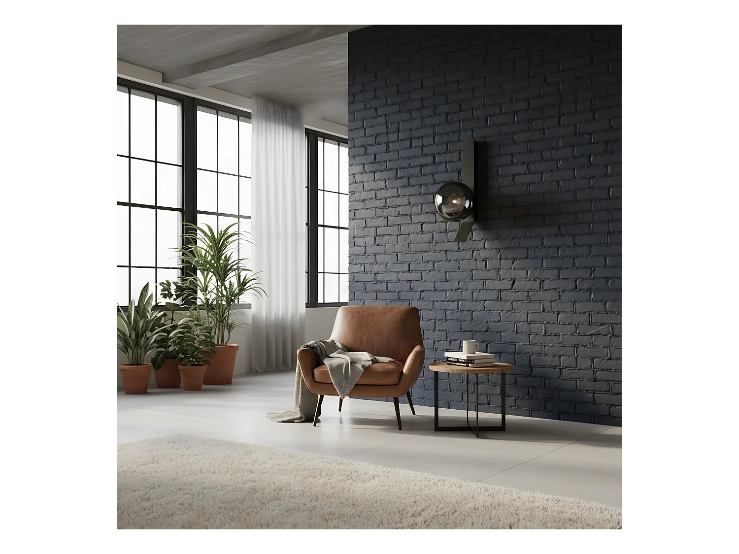 Wandlampe Rea App1757-1W Black