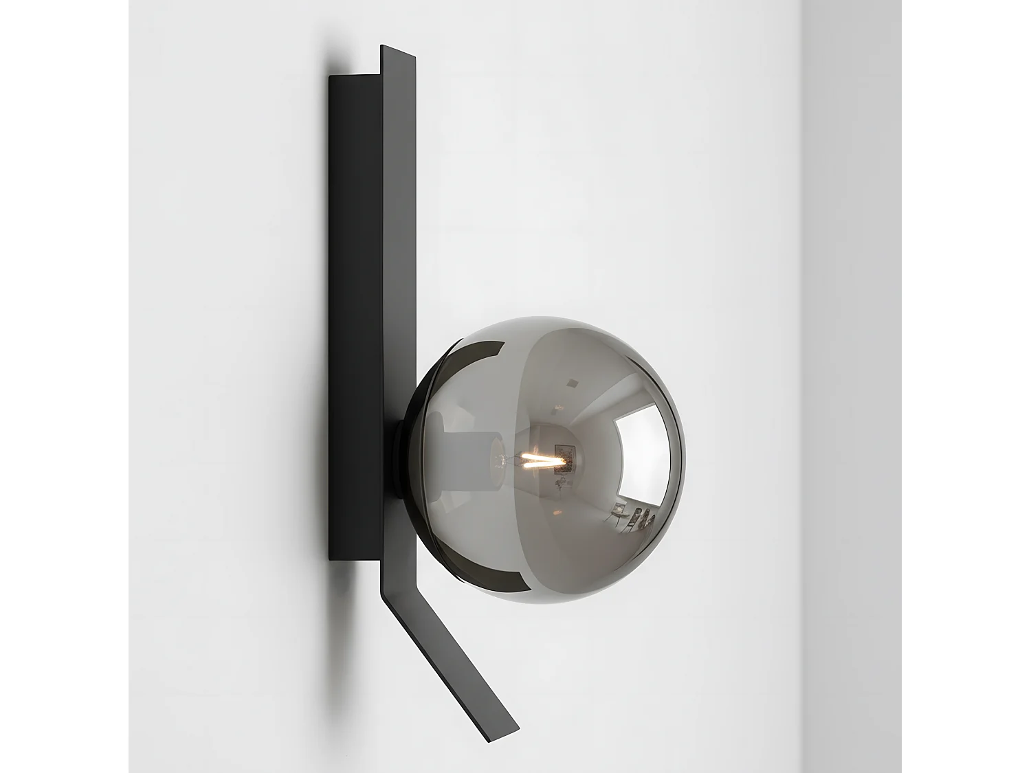 Lampada Da Parete Toolight App1757-1W Black