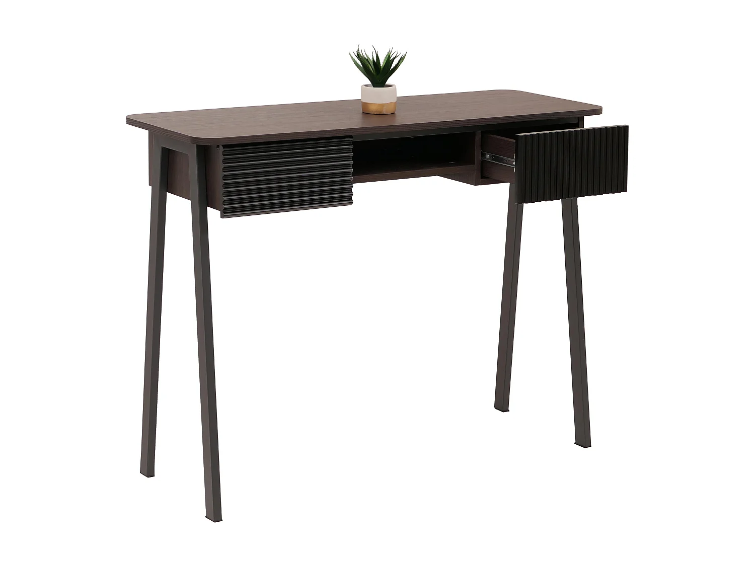 Console MCW-O40,  aspect noyer