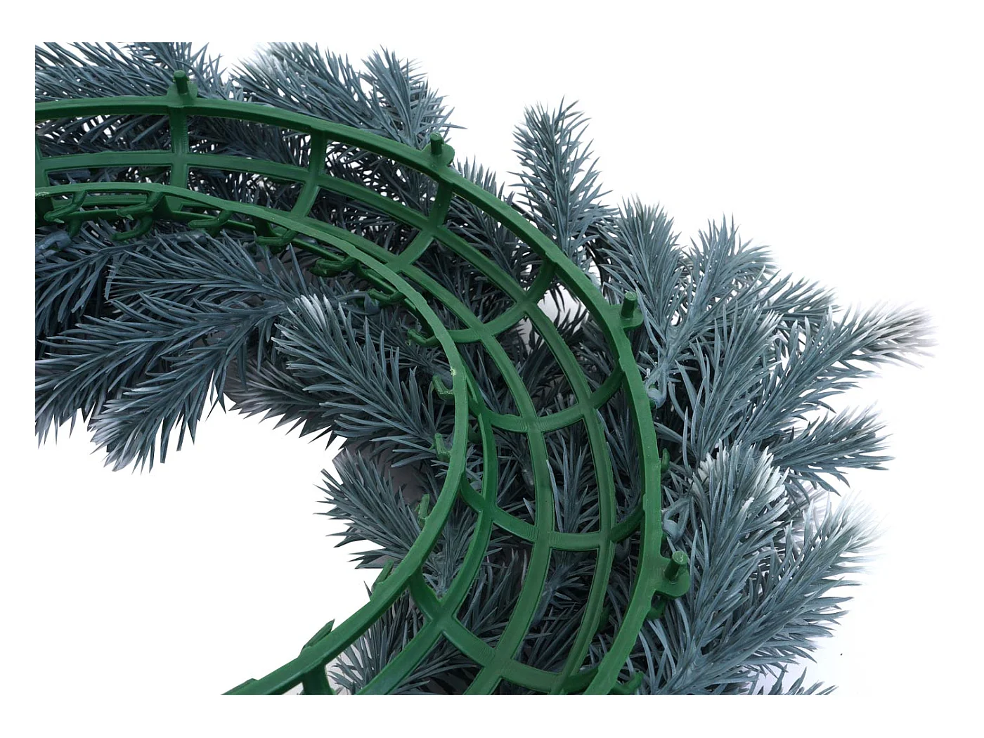 Künstlicher Kranz MCW-O98, Tanne mit Schnee