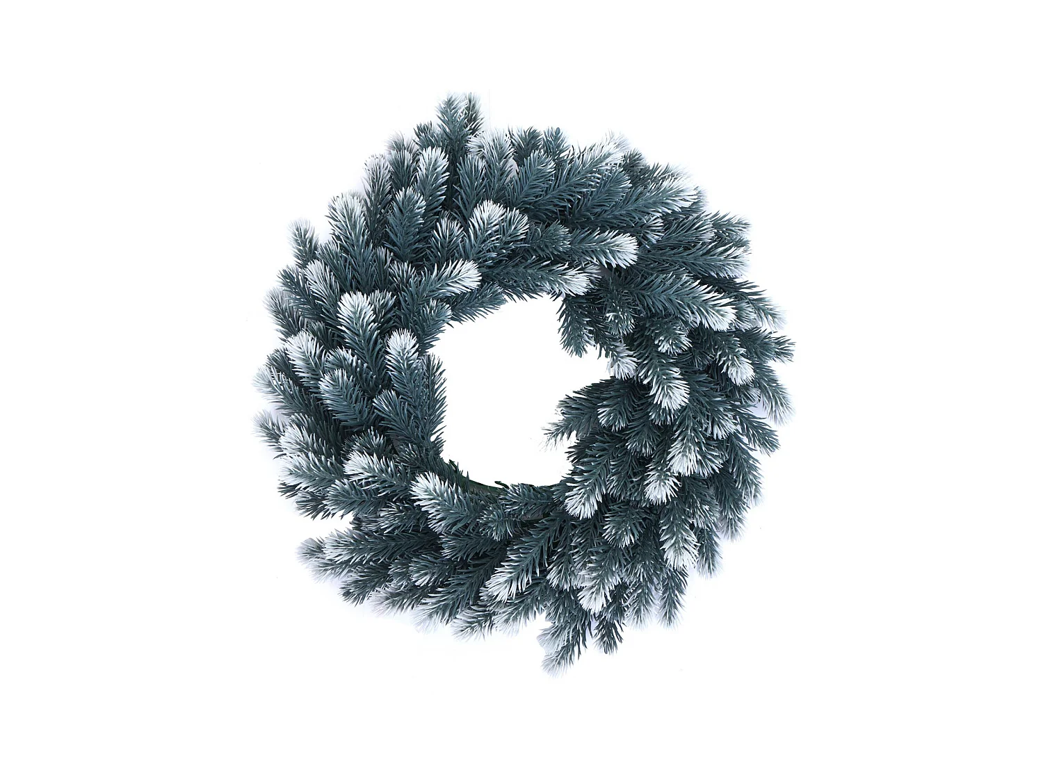 Künstlicher Kranz MCW-O98, Tanne mit Schnee