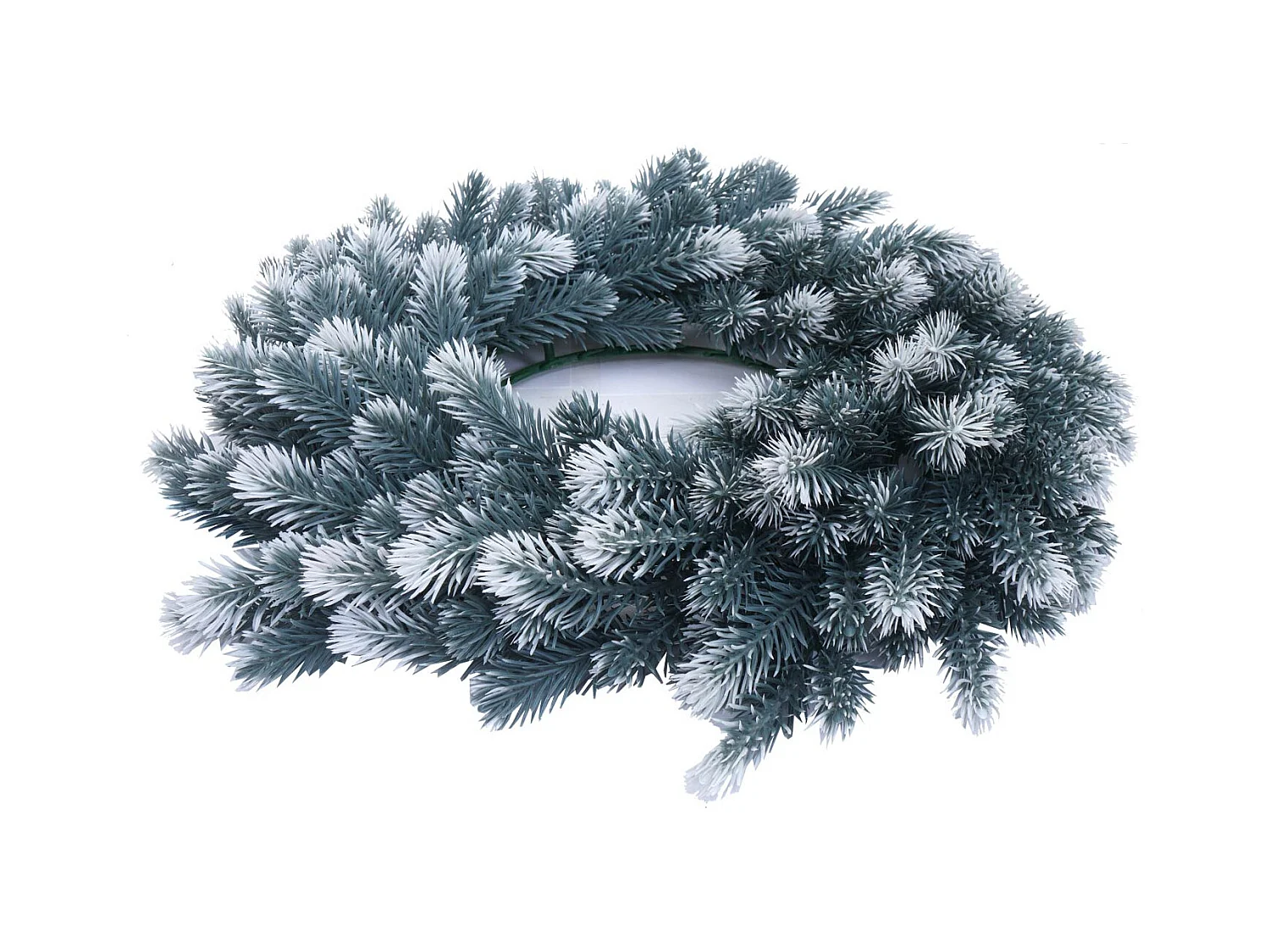 Künstlicher Kranz MCW-O98, Tanne mit Schnee