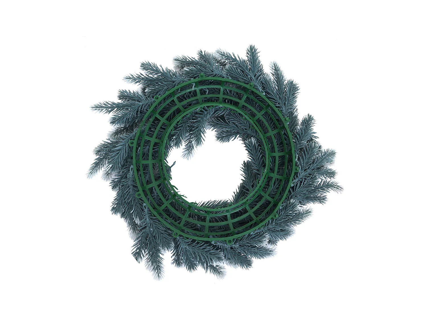 Künstlicher Kranz MCW-O98, Tanne mit Schnee