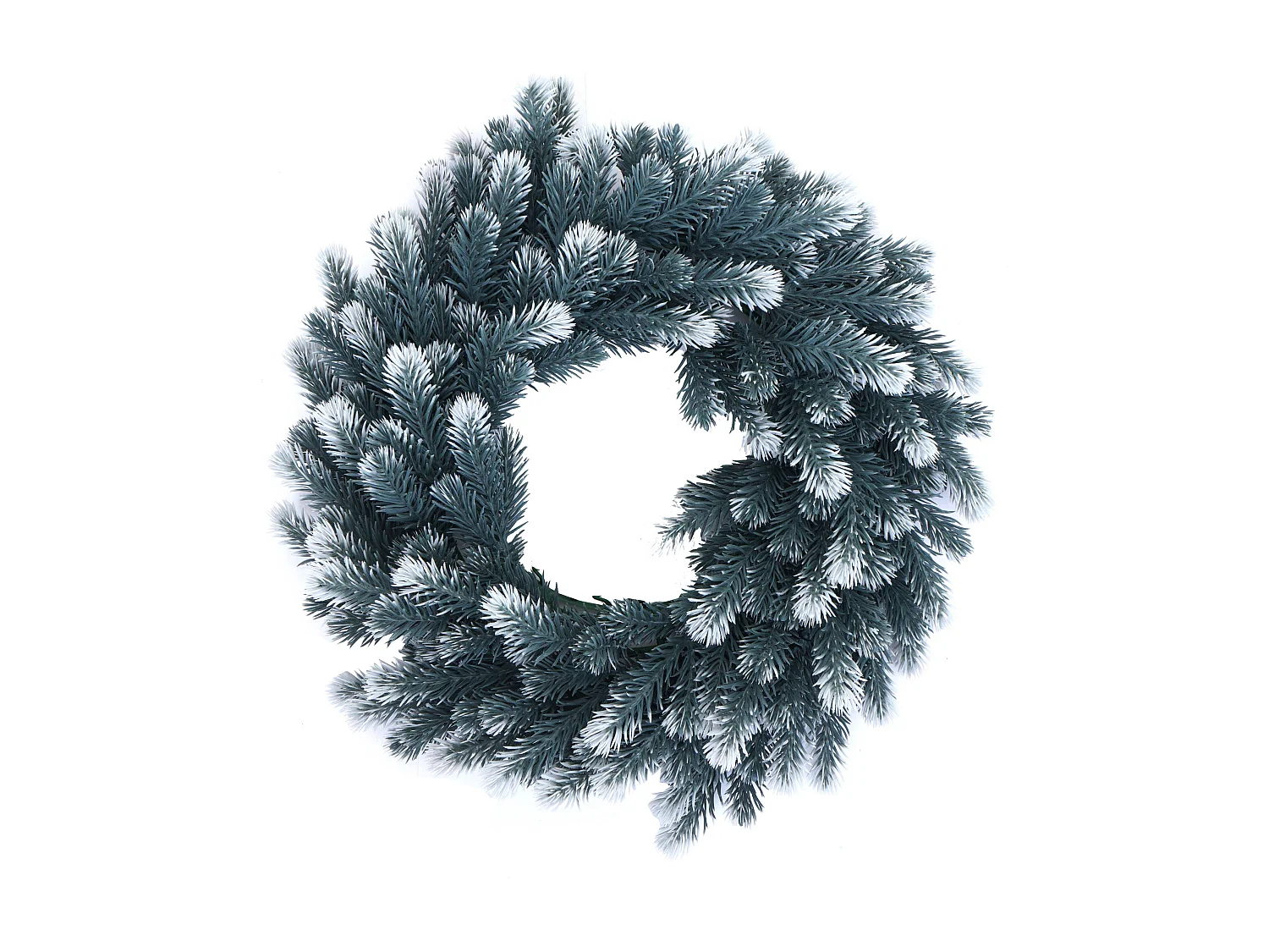 Couronne artificielle MCW-O98,  sapin avec neige