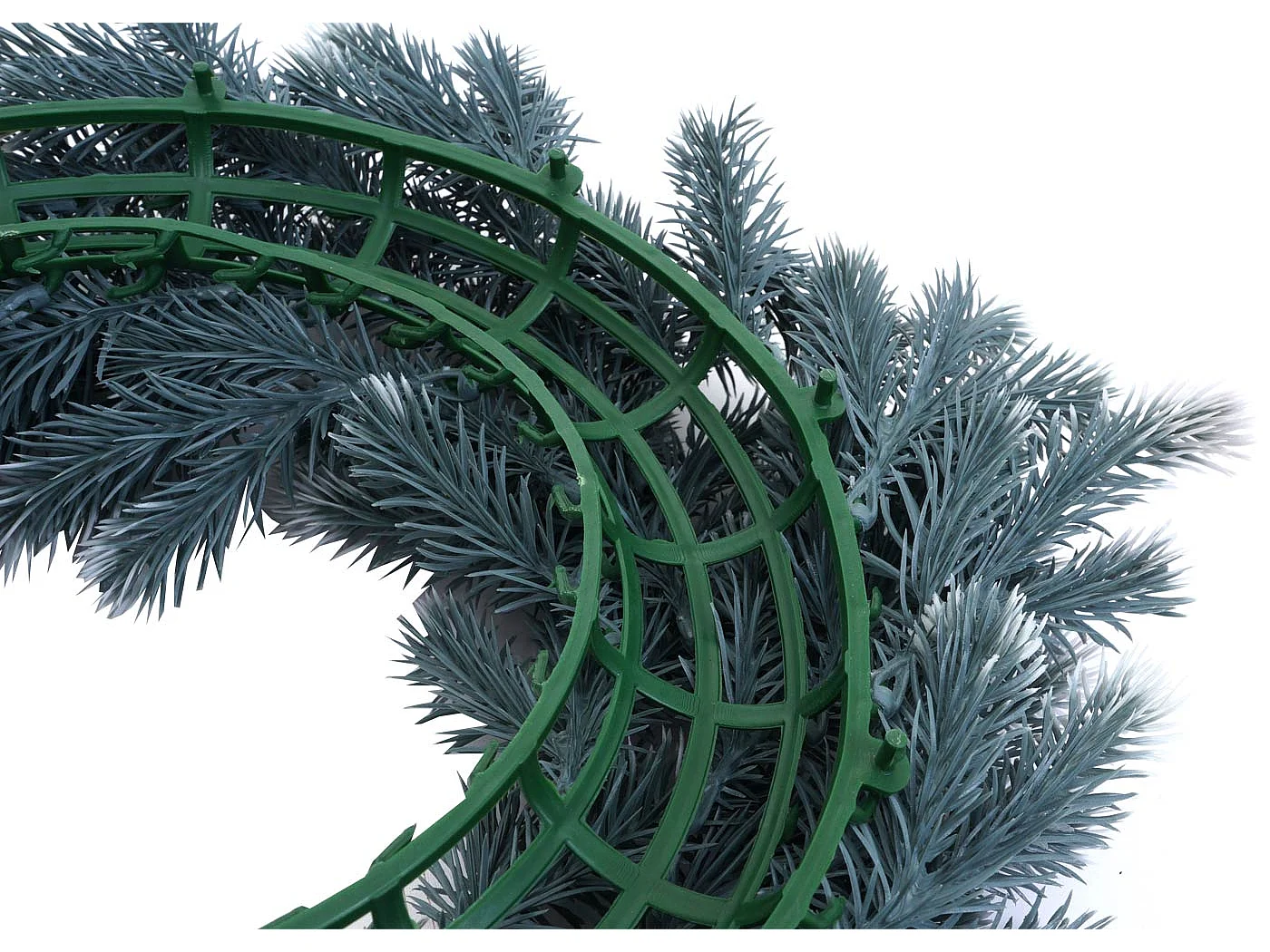 Couronne artificielle MCW-O98,  sapin avec neige