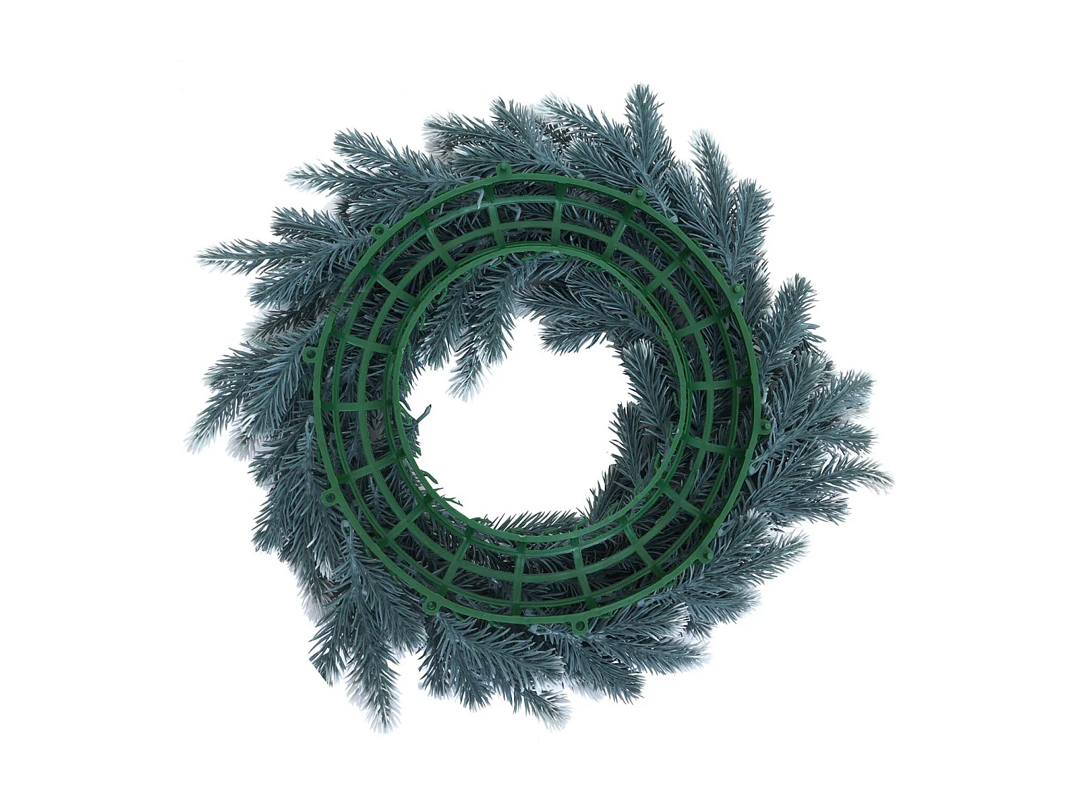 Couronne artificielle MCW-O98,  sapin avec neige