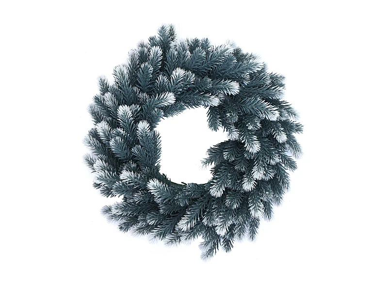 Couronne artificielle MCW-O98,  sapin avec neige