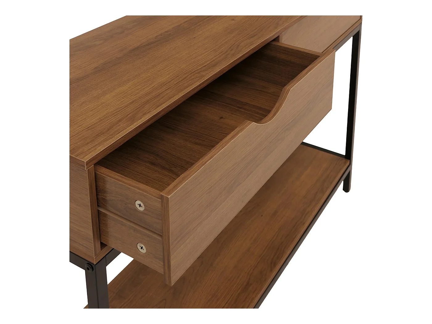 Stolik konsolowy MCW-O76,  brązowy