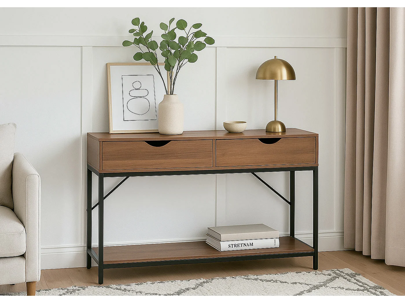 Console MCW-O76,  marron