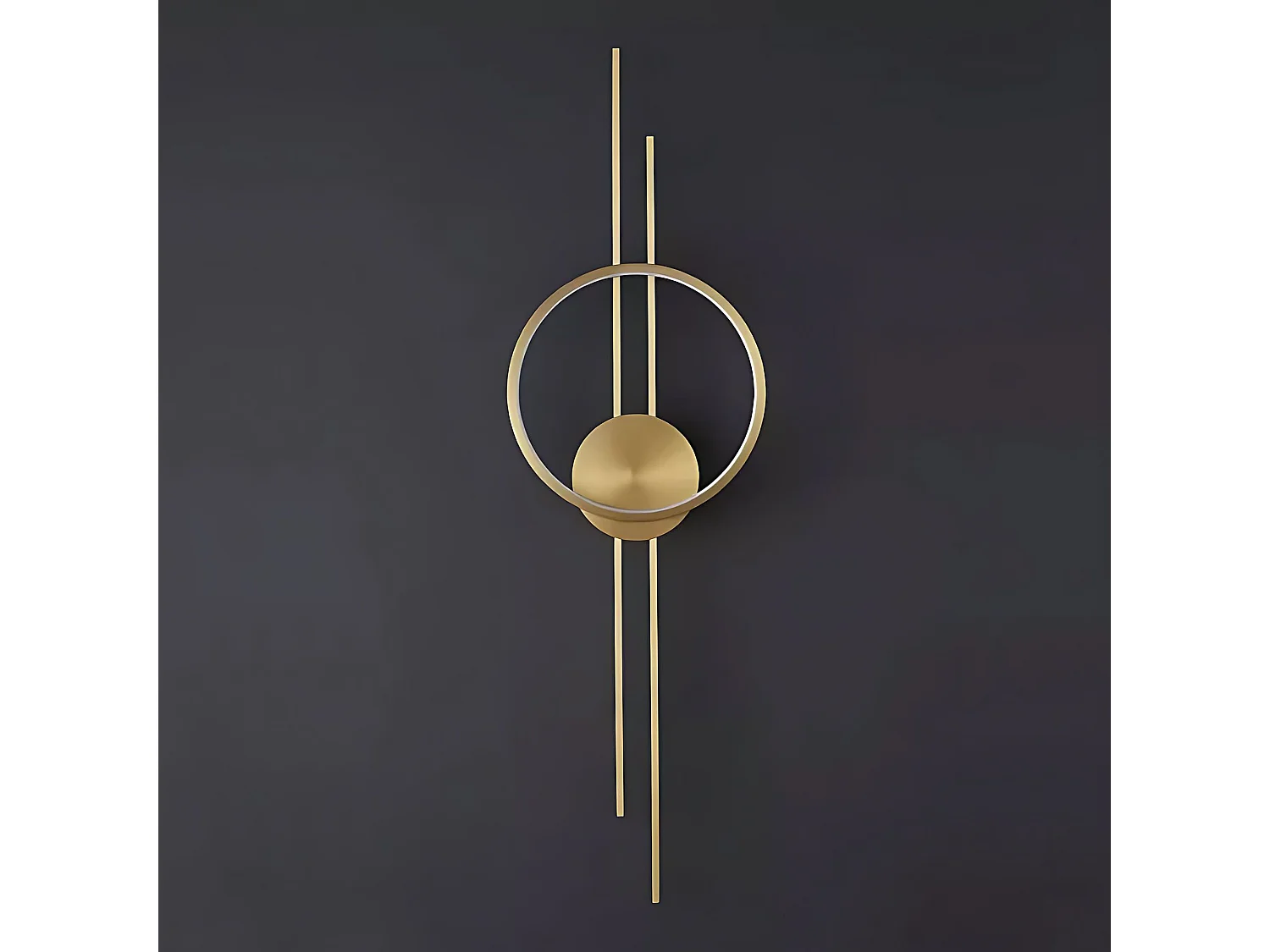 Lâmpada De Parede Toolight App1781-W Led Brush Gold