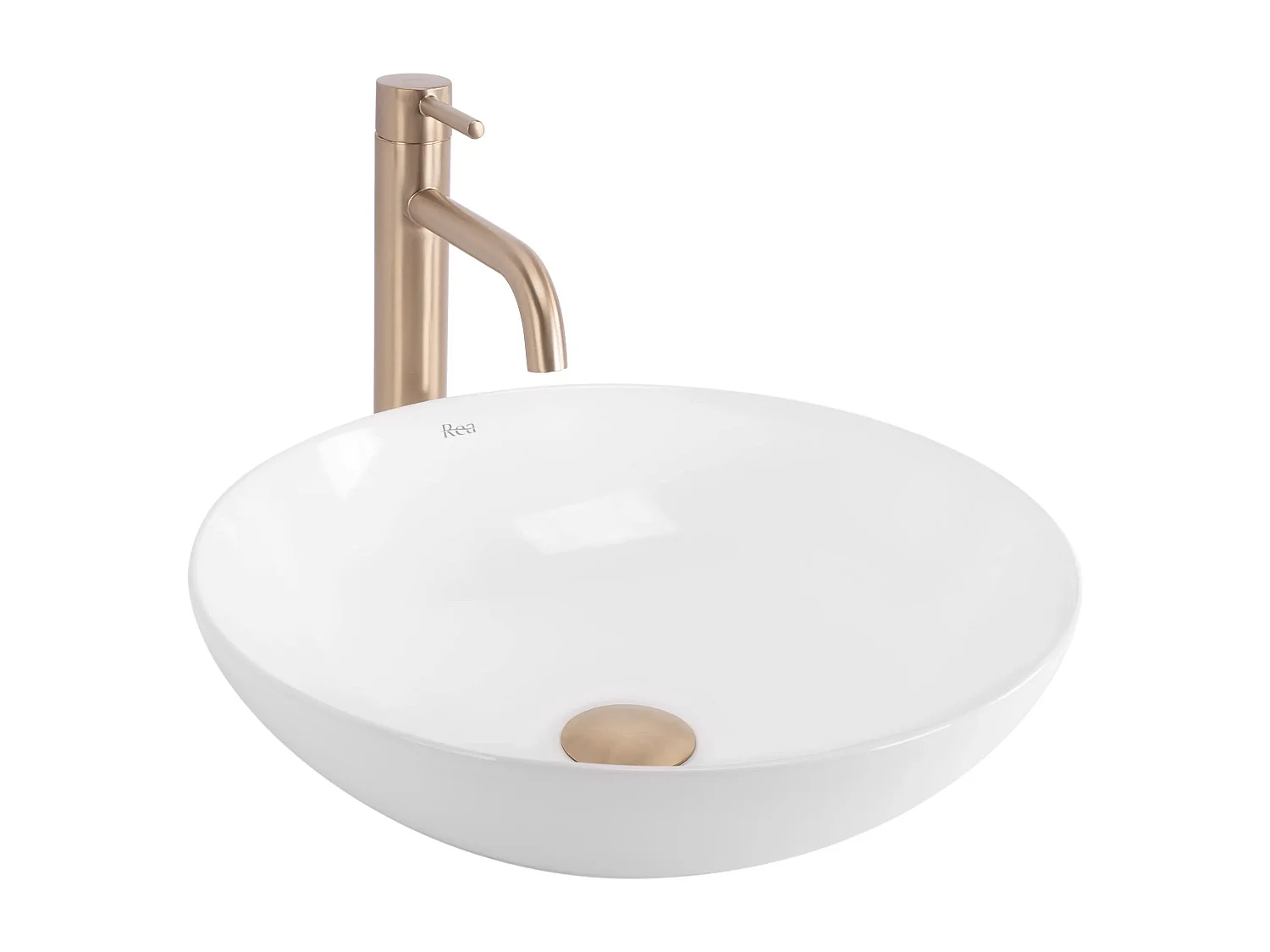 Opzetwastafel Rea Anika Round White