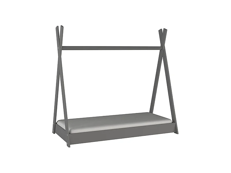 KINDERBETT Rene 86 / 163 / 157,5cm grau