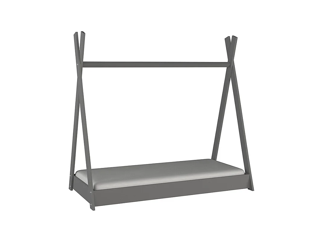 KINDERBETT Rene 86 / 163 / 157,5cm grau