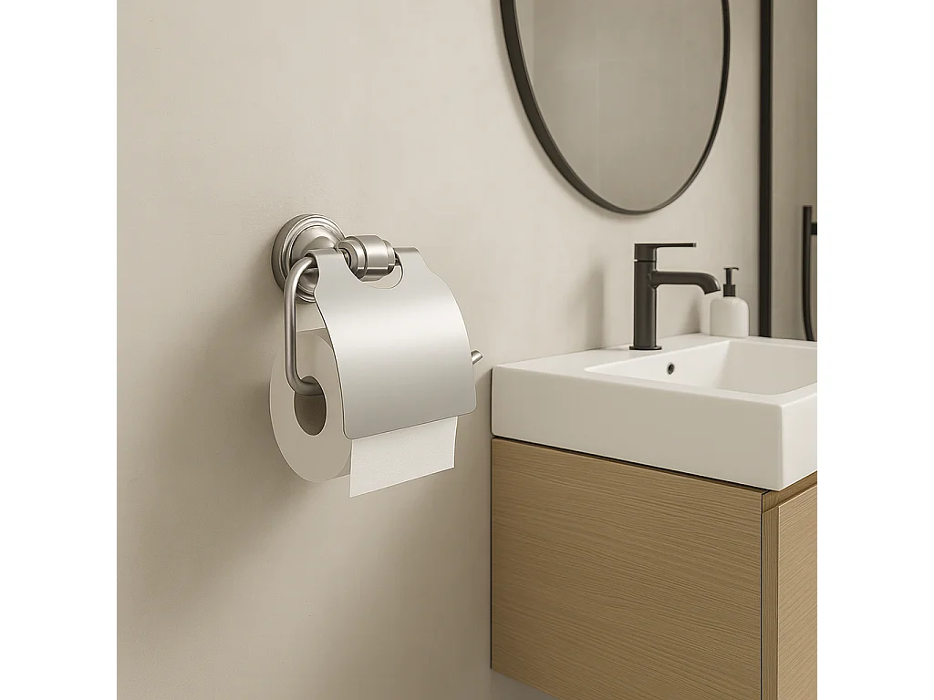 Porte Papier-Toilette Rea 16101 Aristo Brush Steel