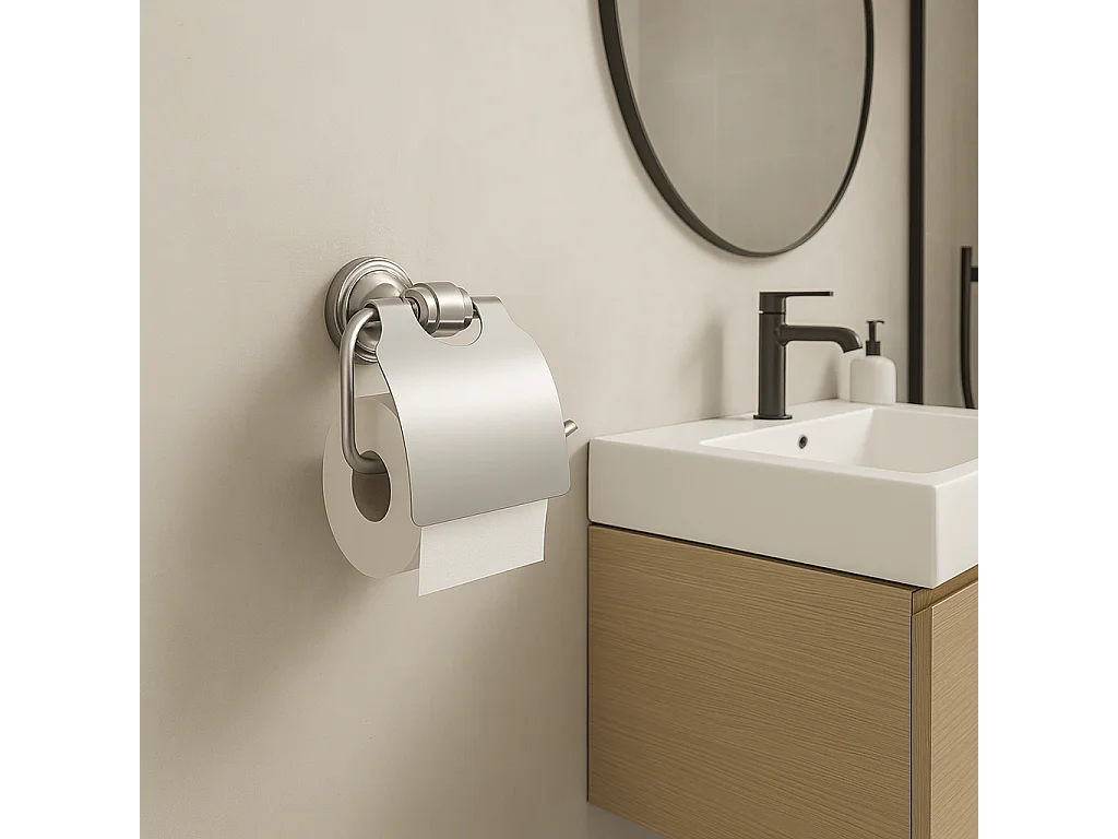 Porte Papier-Toilette Rea 16101 Aristo Brush Steel