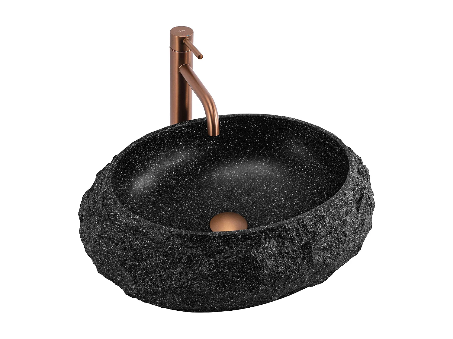 Opzetwastafel Rea Mika Black