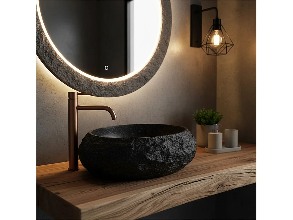 Opzetwastafel Rea Mika Black