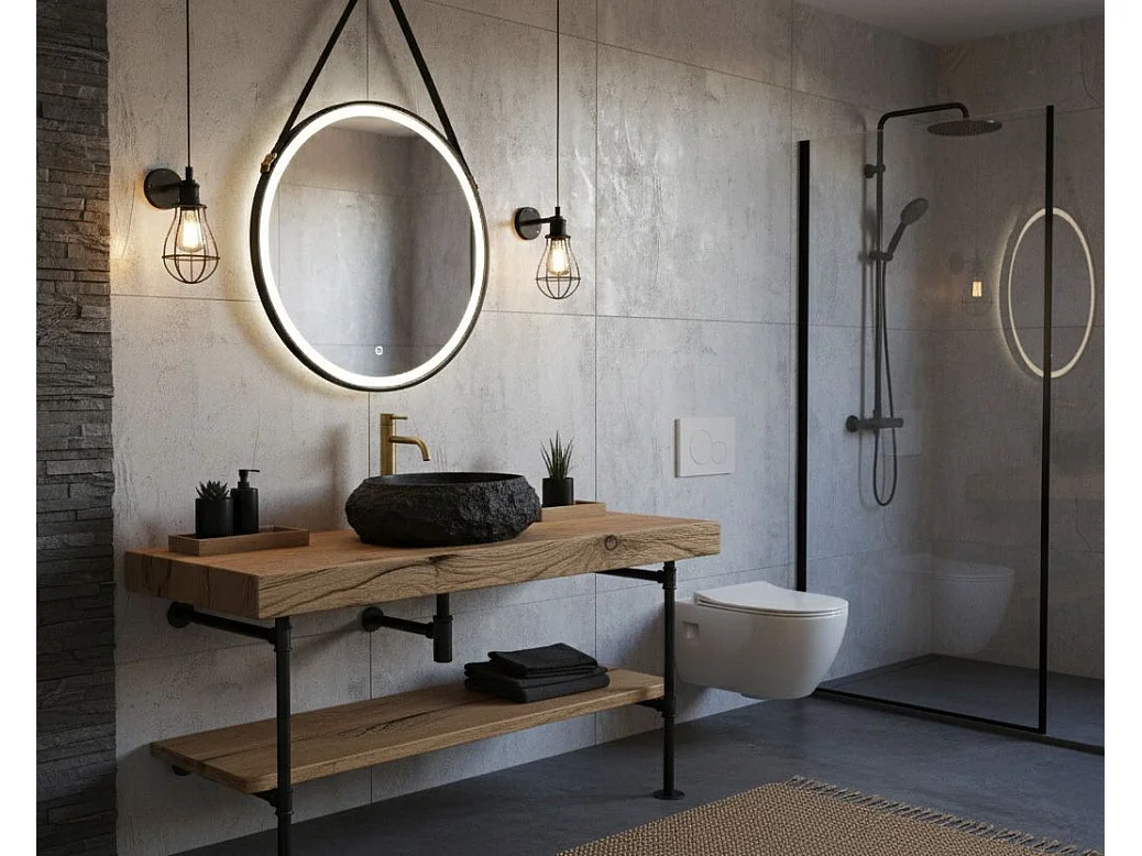 Opzetwastafel Rea Mika Black