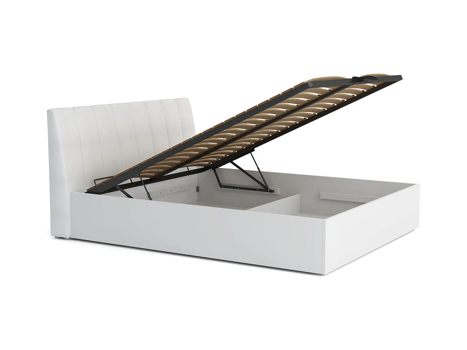 DOPPELBETT Italia weiß matt / weiß hochglanz 172 / 206,4 / 94cm
