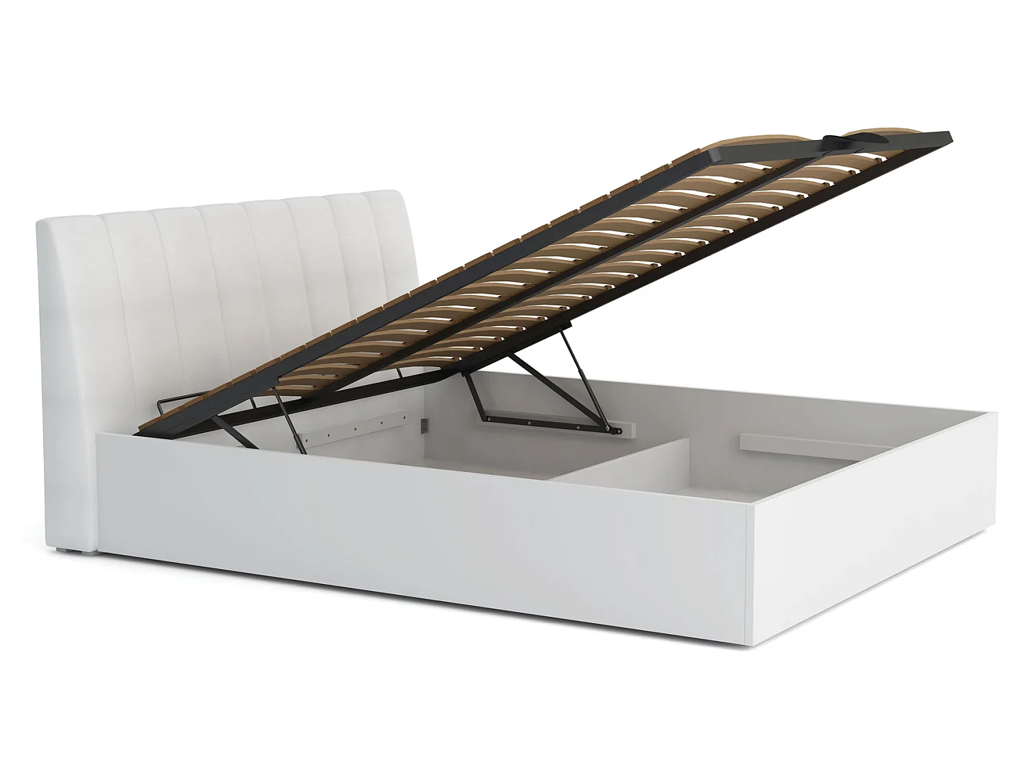 SCHLAFZIMMER-SET Italia weiß matt / weiß hochglanz 4-teilig