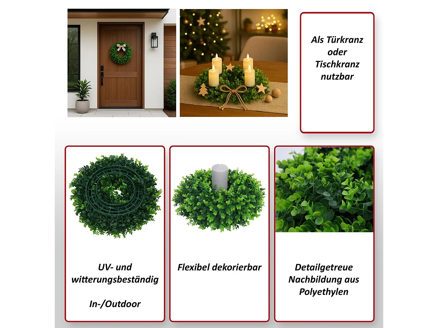 Künstlicher Kranz MCW-O97